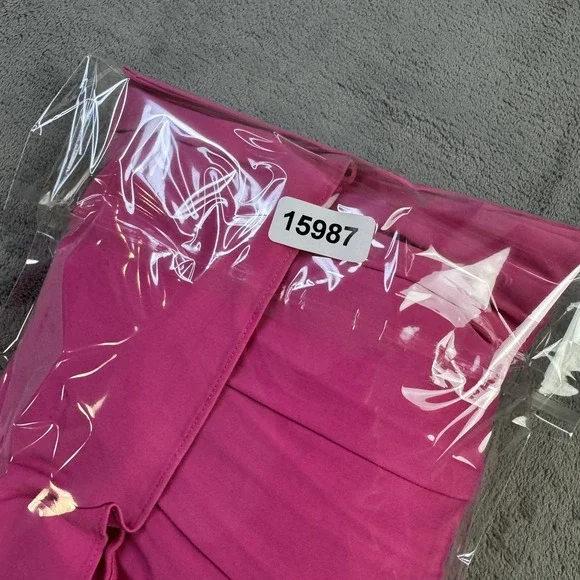 Peter‎ Som Dress Womens 14 Babydoll Pink Puff Sleeve Knee Length Chic Feminine - Picture 12 of 13